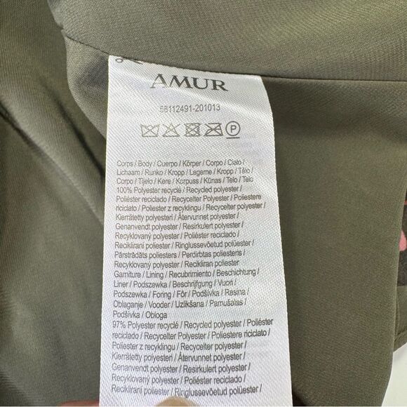 NEW AMUR Sierra Smocked Mini Dress Earthy Garden Size 4 - Picture 11 of 12